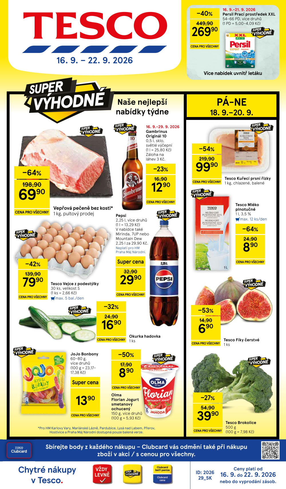 Leták Tesco hypermarket leták - strana 1