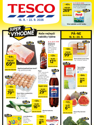 Tesco hypermarket leták