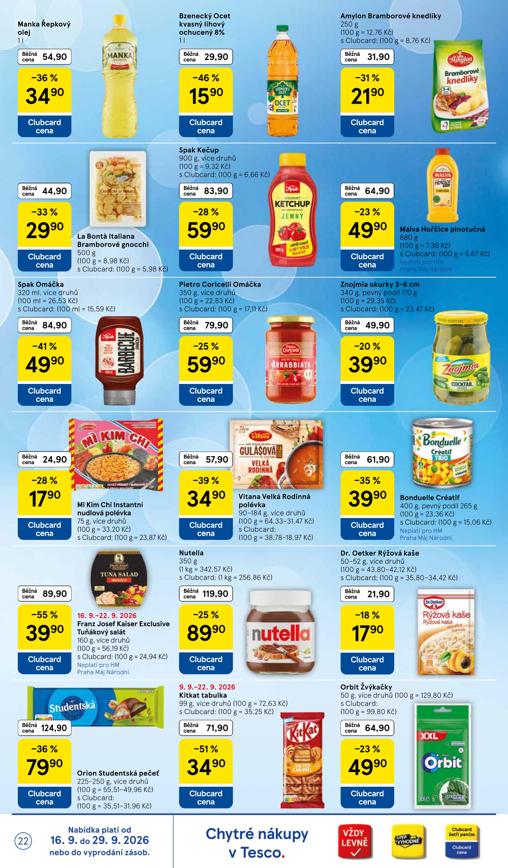 Leták Tesco hypermarket leták - strana 22