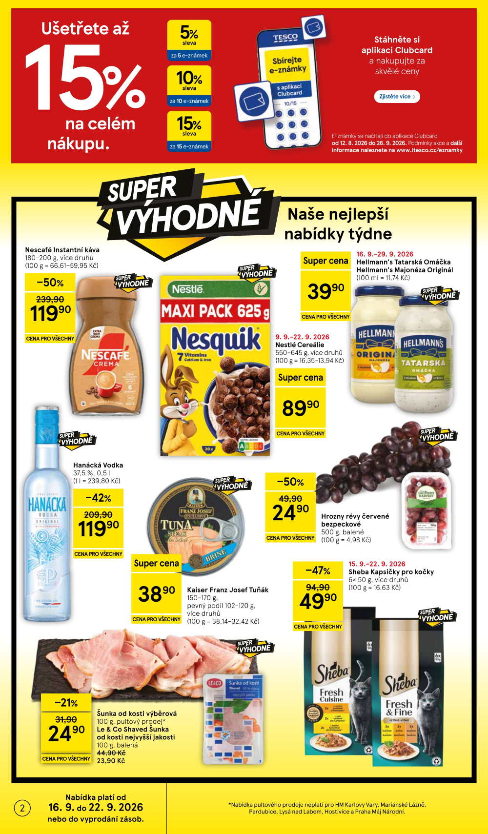 Leták Tesco hypermarket leták - strana 2