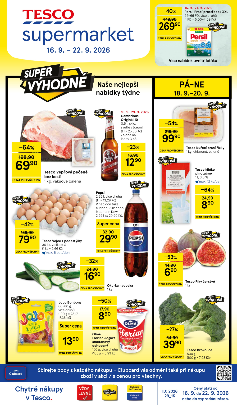 Leták Tesco supermarket leták - strana 1