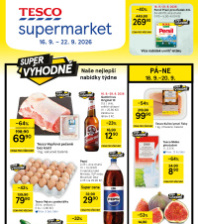Akční leták Tesco supermarket 