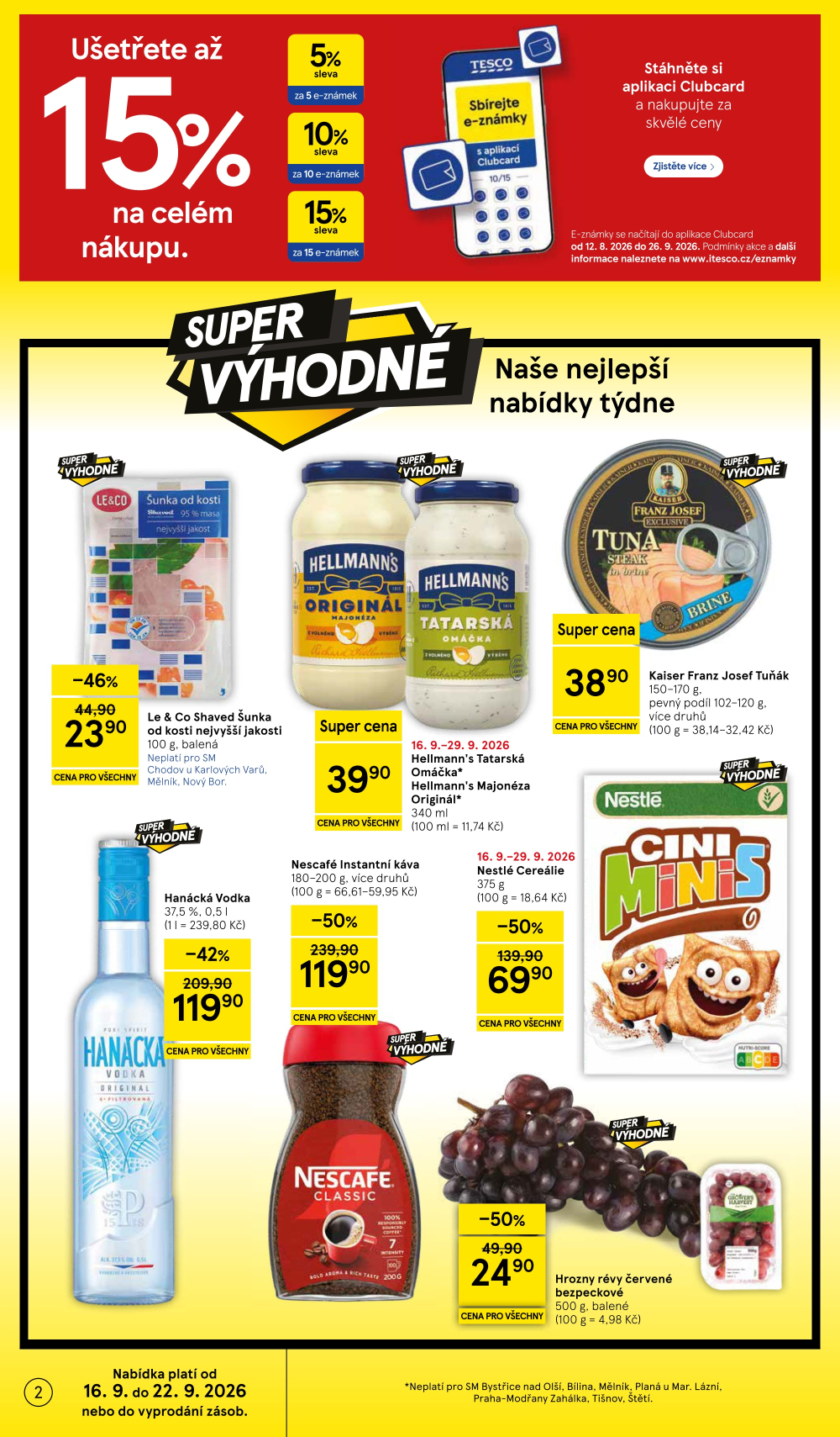 Leták Tesco supermarket leták - strana 2