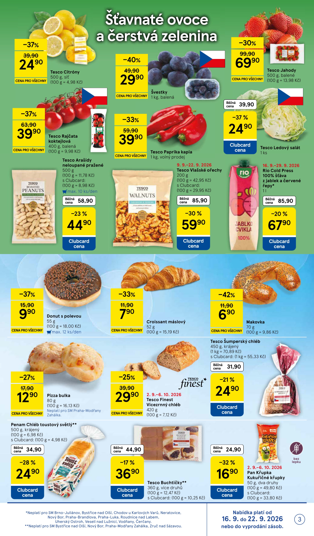 Leták Tesco supermarket leták - strana 3