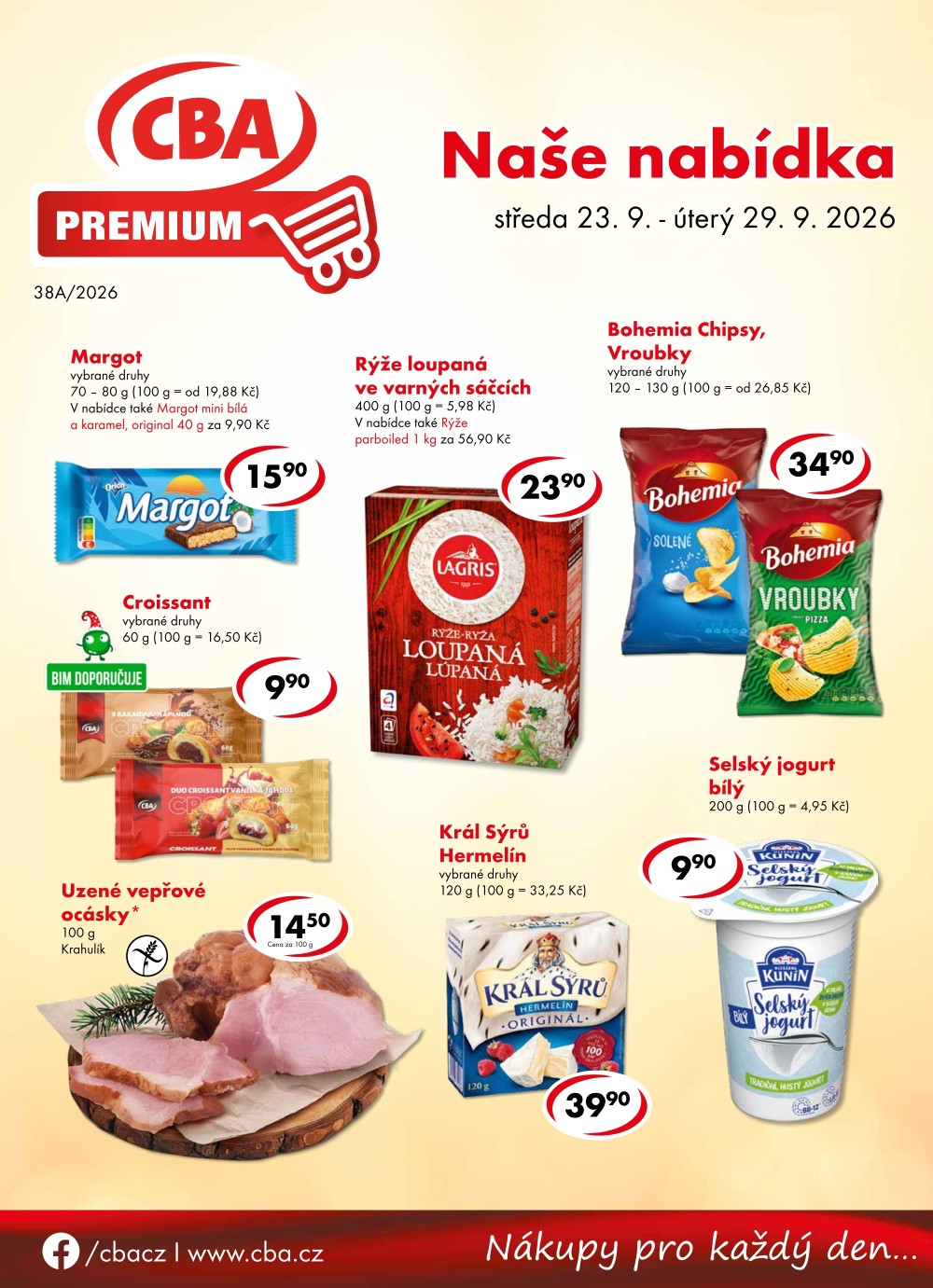 Leták CBA Premium leták - strana 1