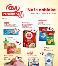 Akční leták CBA Premium 