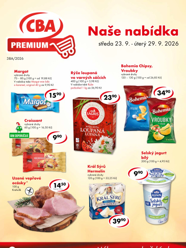 CBA Premium leták