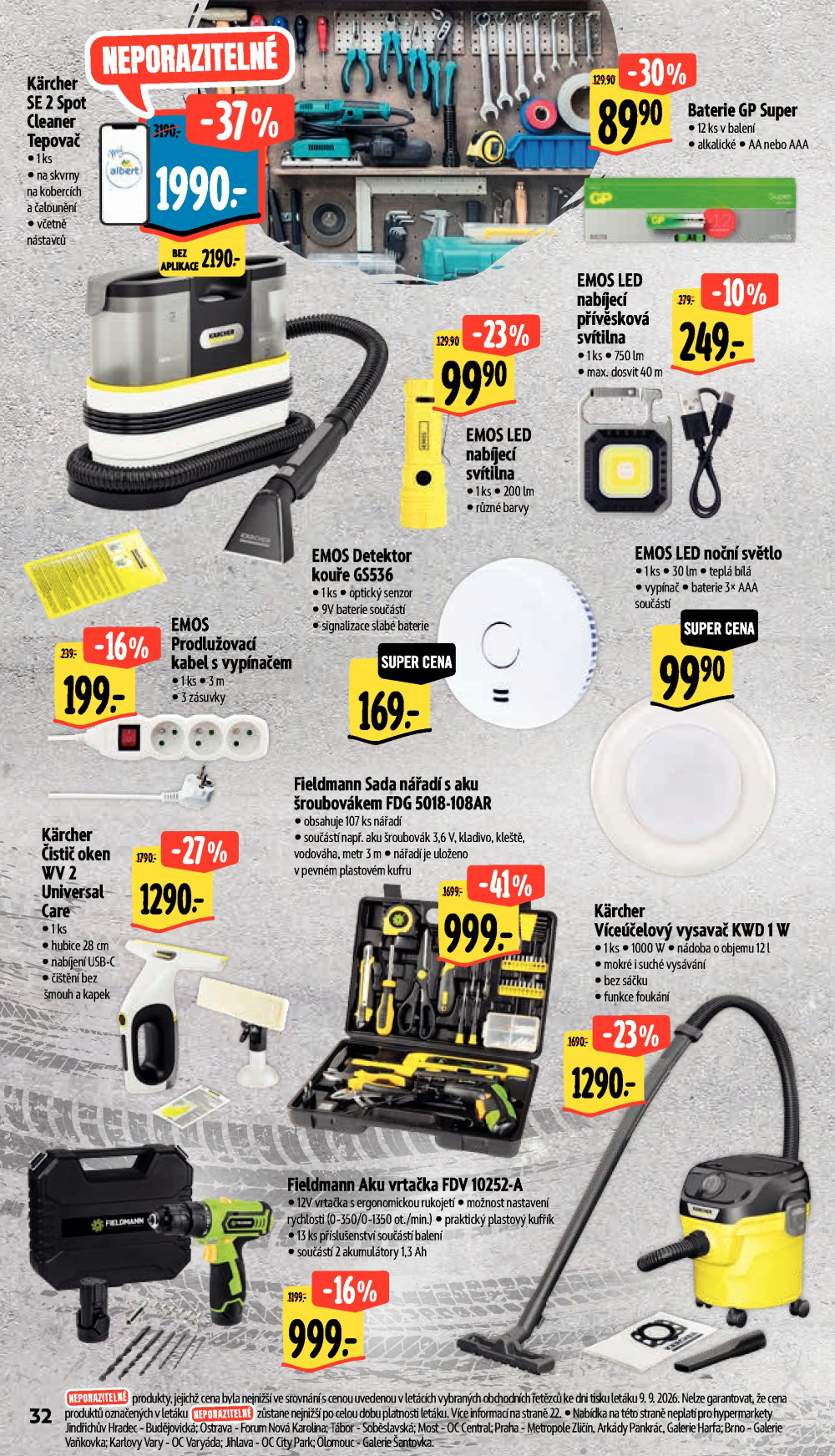 Leták Albert Hypermarket leták - Jablonec nad Nisou, OC Rýnovka - strana 42