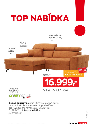 XXXLutz leták - TOP nabídka Sedací souprava