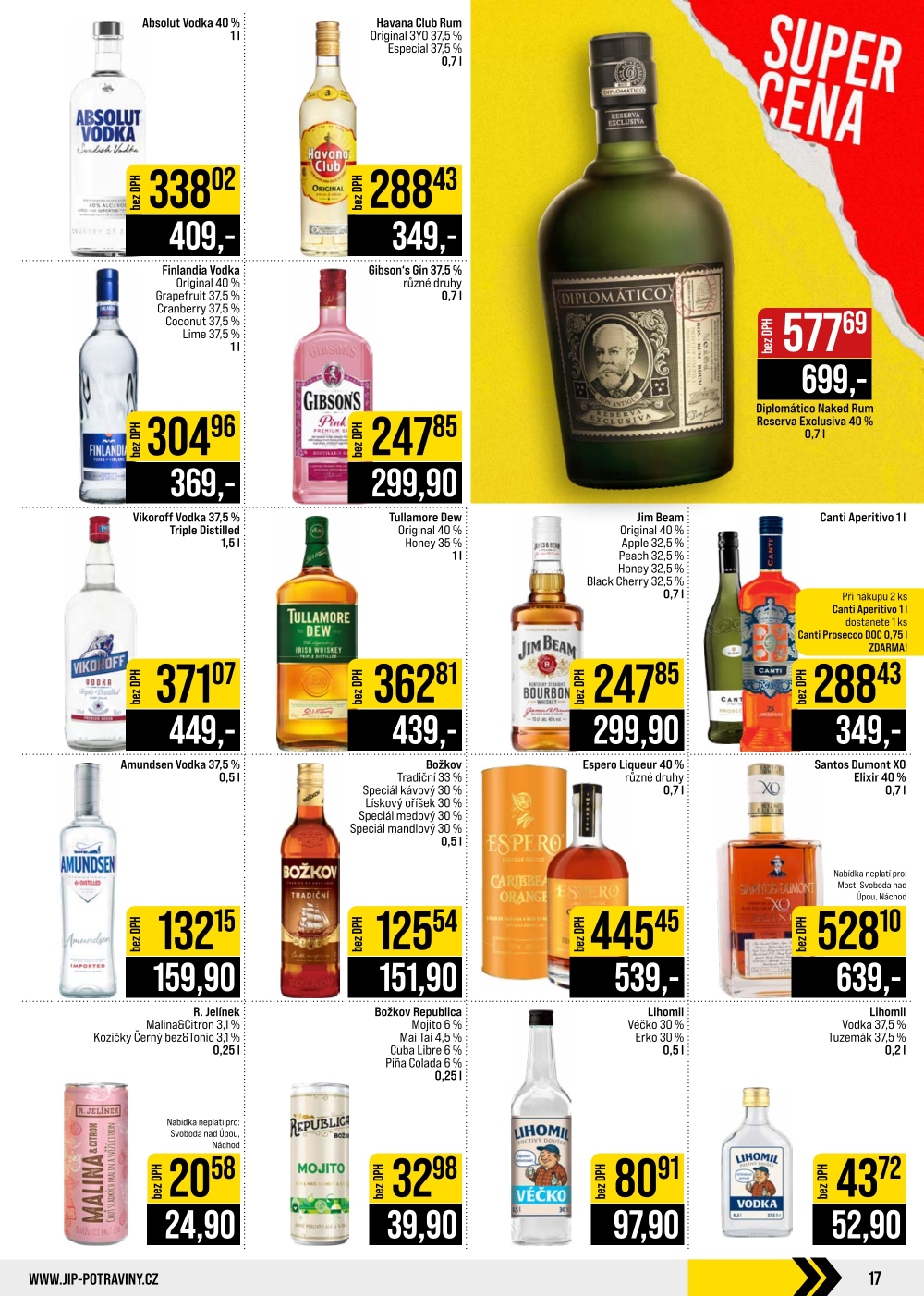 Leták JIP leták CC Cash & Carry - České Budějovice, Most, Náchod, Svoboda nad Úpou, Sušice - strana 17