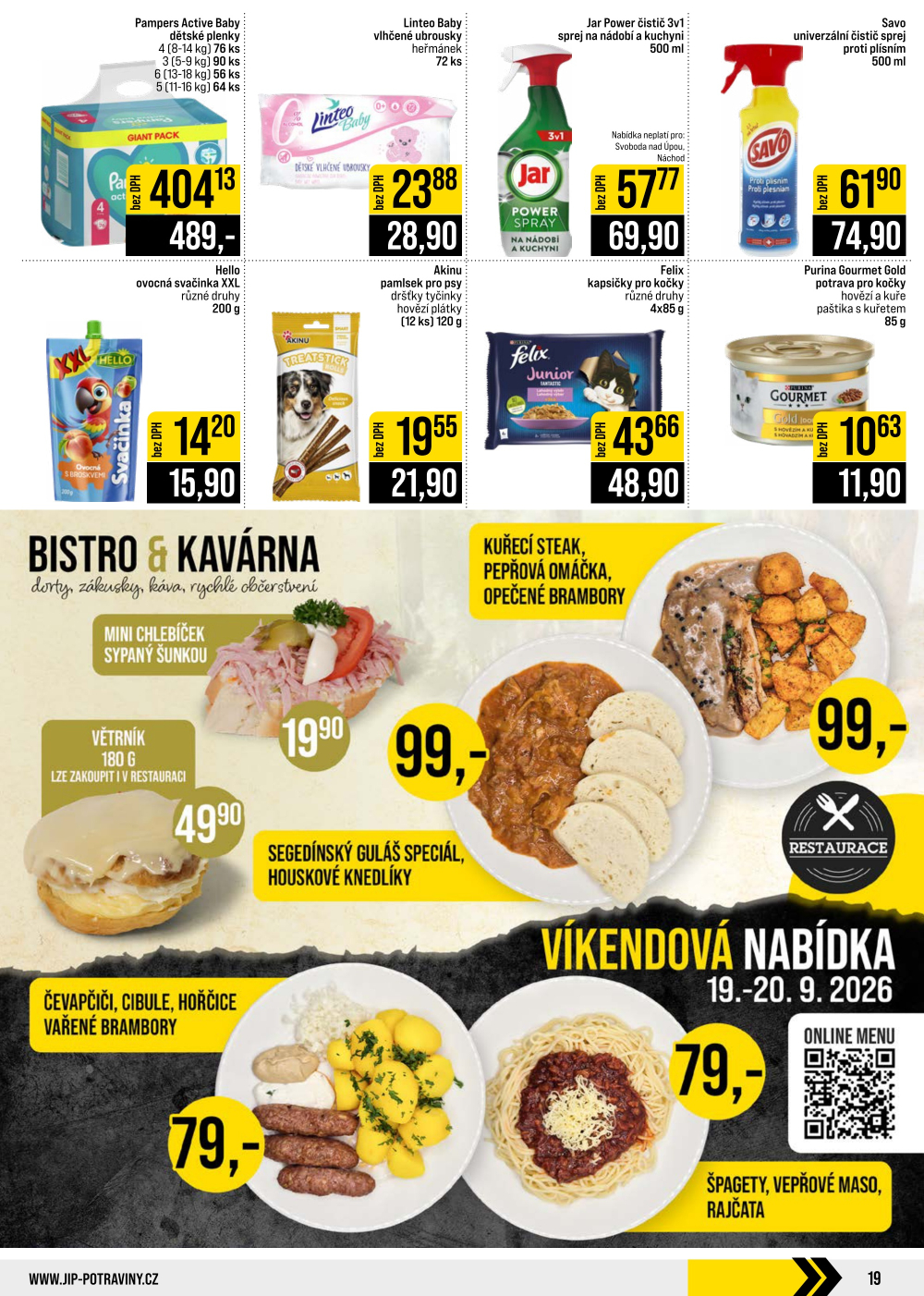 Leták JIP leták CC Cash & Carry - České Budějovice, Most, Náchod, Svoboda nad Úpou, Sušice - strana 19