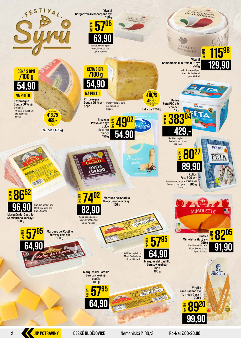 Leták JIP leták CC Cash & Carry - České Budějovice, Most, Náchod, Svoboda nad Úpou, Sušice - strana 2
