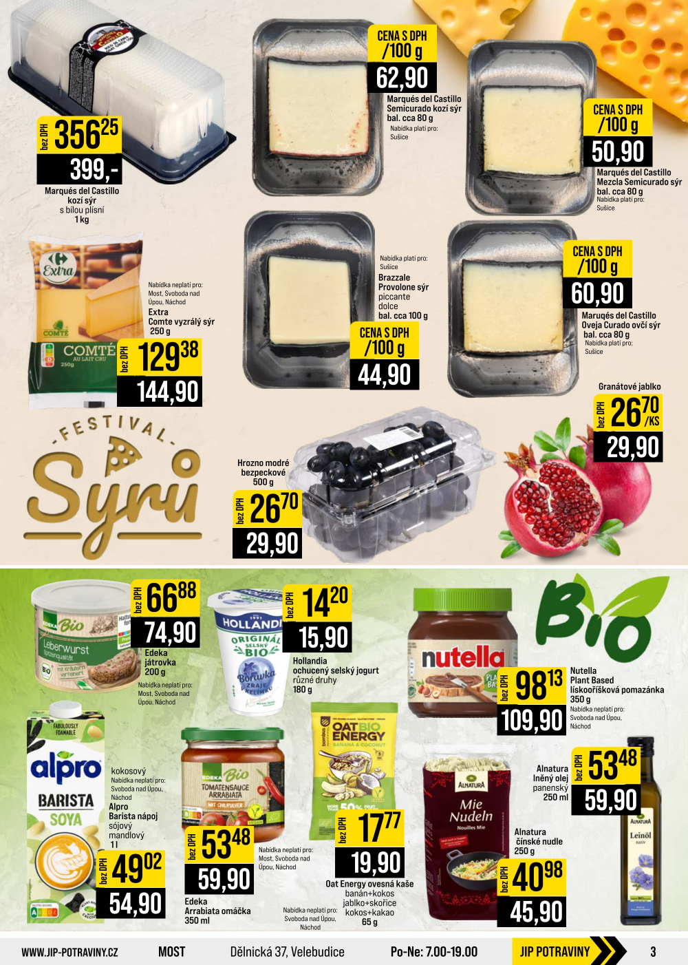 Leták JIP leták CC Cash & Carry - České Budějovice, Most, Náchod, Svoboda nad Úpou, Sušice - strana 3