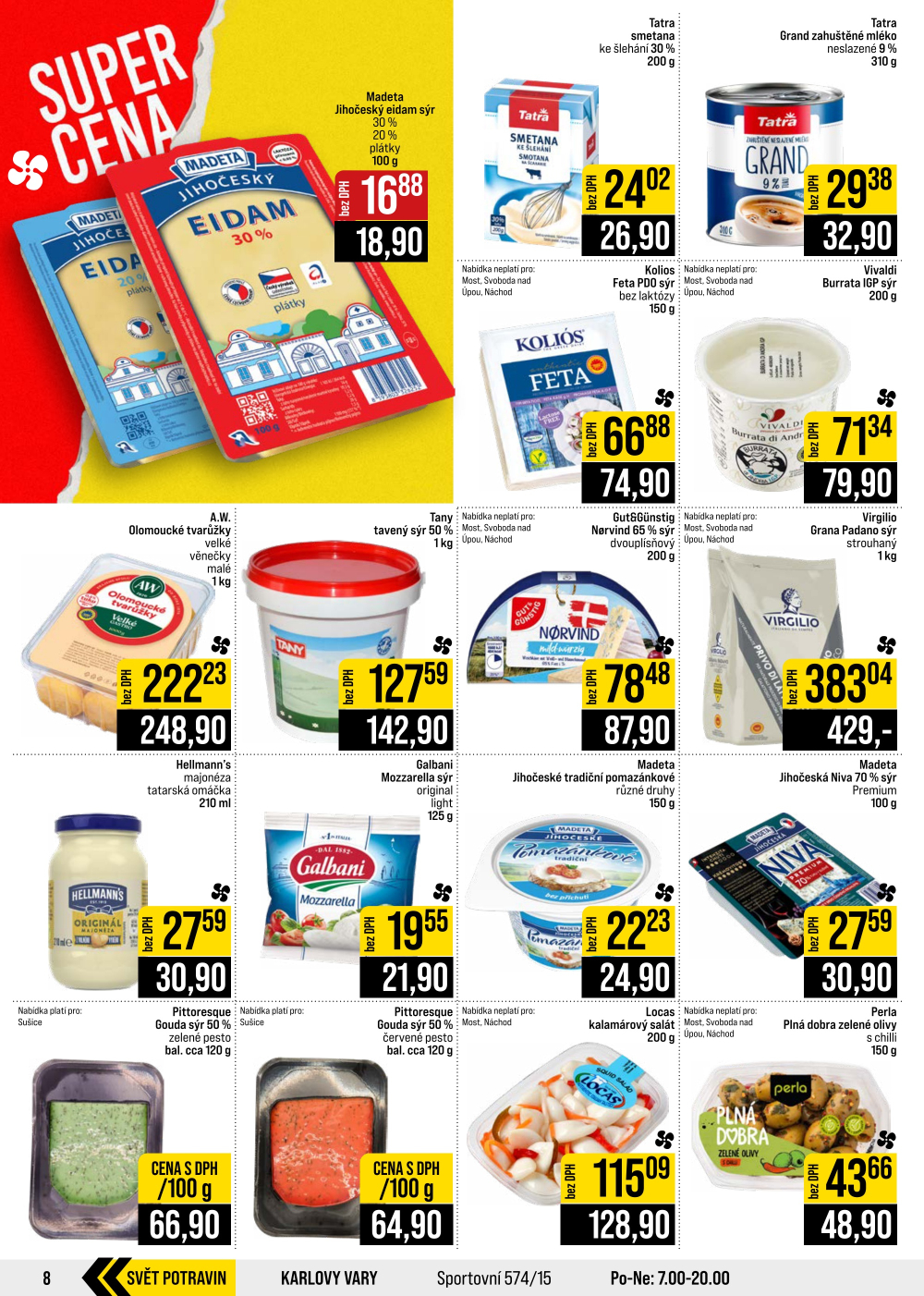 Leták JIP leták CC Cash & Carry - České Budějovice, Most, Náchod, Svoboda nad Úpou, Sušice - strana 8