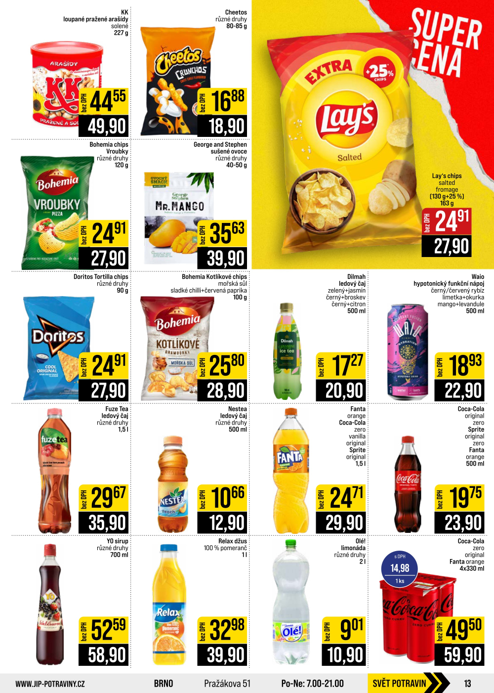 Leták JIP leták CC Cash & Carry - Brno, Ostrava, Praha, Polička, Olomouc, Karlovy Vary, Zlín, Jilemnice, Pardubice - strana 13