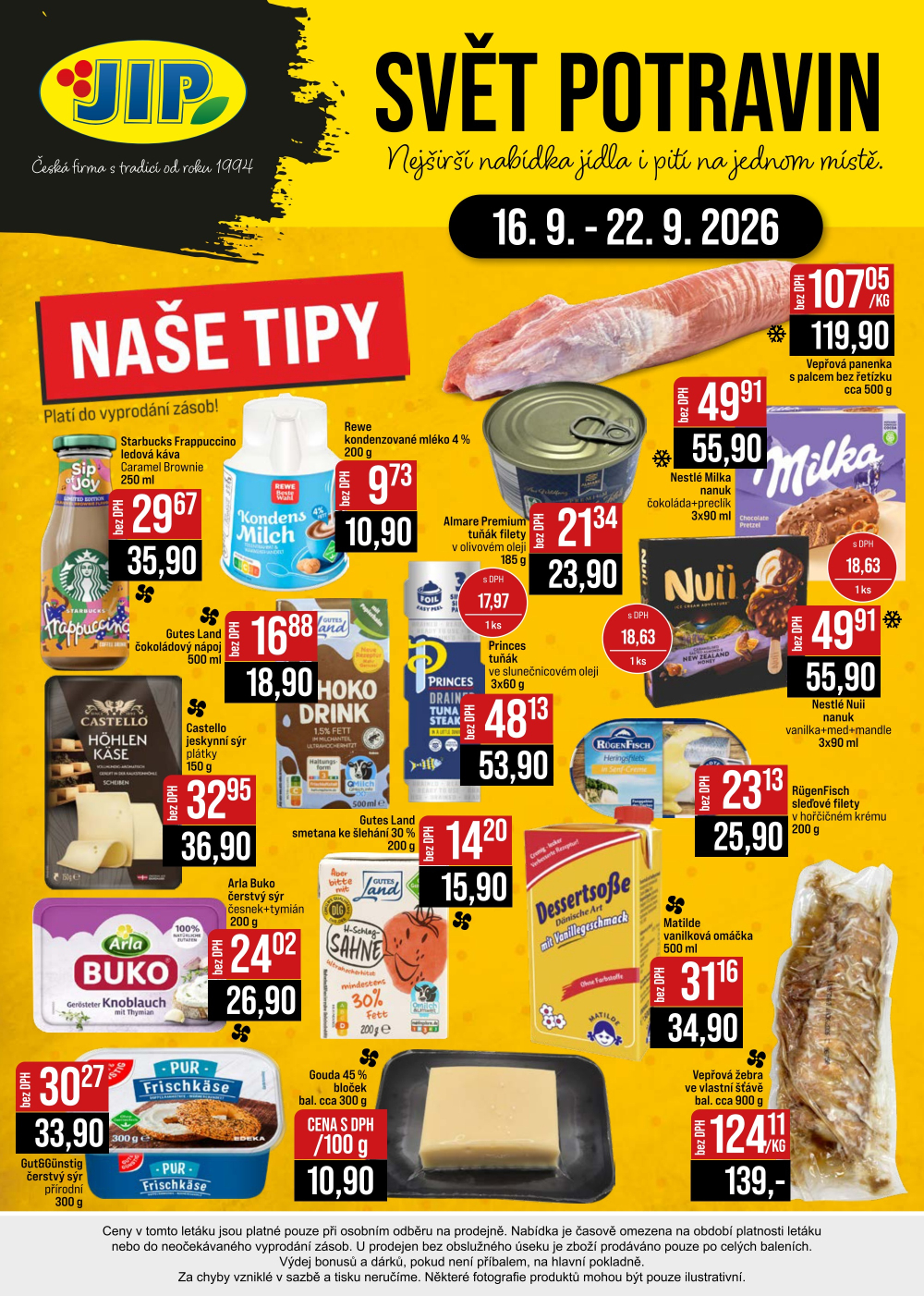 Leták JIP leták CC Cash & Carry - Brno, Ostrava, Praha, Polička, Olomouc, Karlovy Vary, Zlín, Jilemnice, Pardubice - strana 24