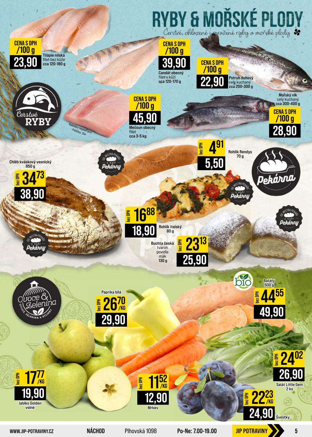 Leták JIP leták CC Cash & Carry - Brno, Ostrava, Praha, Polička, Olomouc, Karlovy Vary, Zlín, Jilemnice, Pardubice - strana 5