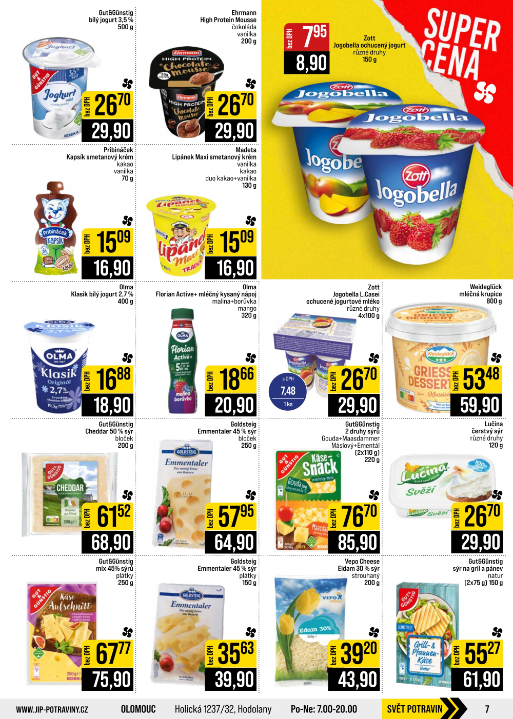 Leták JIP leták CC Cash & Carry - Brno, Ostrava, Praha, Polička, Olomouc, Karlovy Vary, Zlín, Jilemnice, Pardubice - strana 7