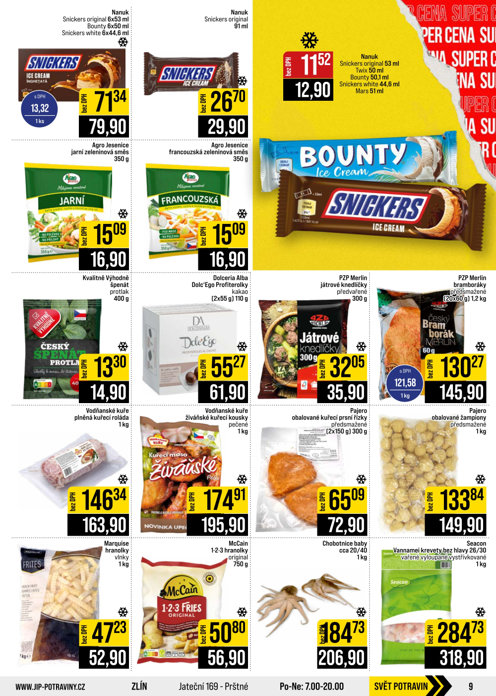 Leták JIP leták CC Cash & Carry - Brno, Ostrava, Praha, Polička, Olomouc, Karlovy Vary, Zlín, Jilemnice, Pardubice - strana 9