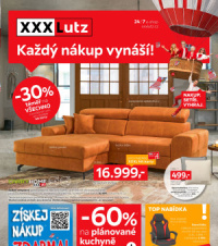 Akční leták XXXLutz  - Každý nákup vynáší!