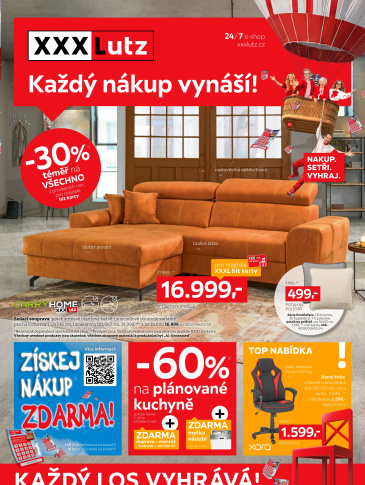 XXXLutz leták - Každý nákup vynáší!