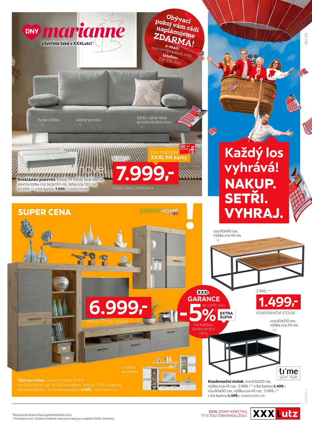 Leták XXXLutz leták - Každý nákup vynáší! - strana 3