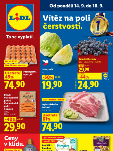 Lidl leták od pondělí