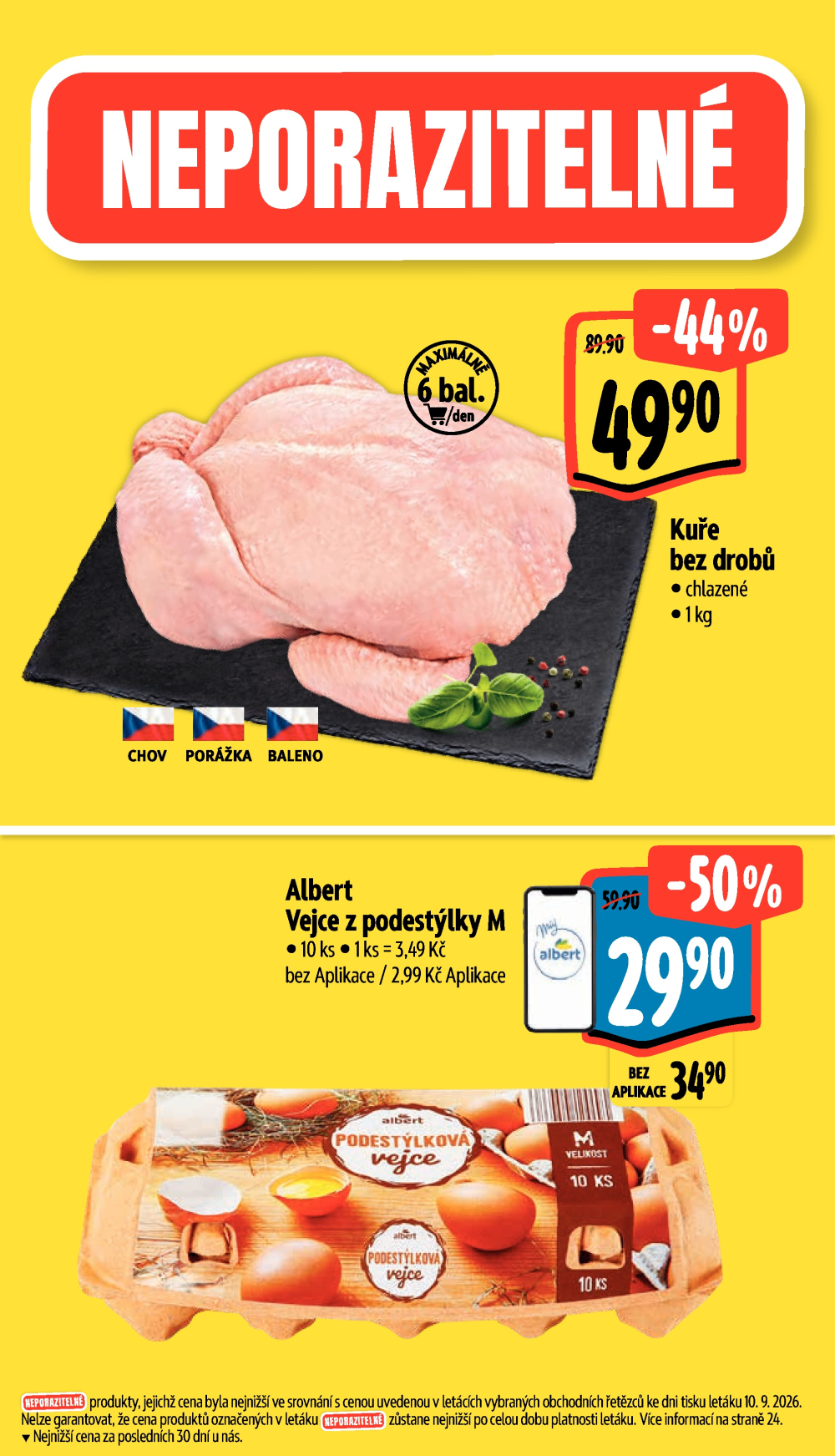 Leták Albert Supermarket leták - Šumperk, Temenická - strana 2