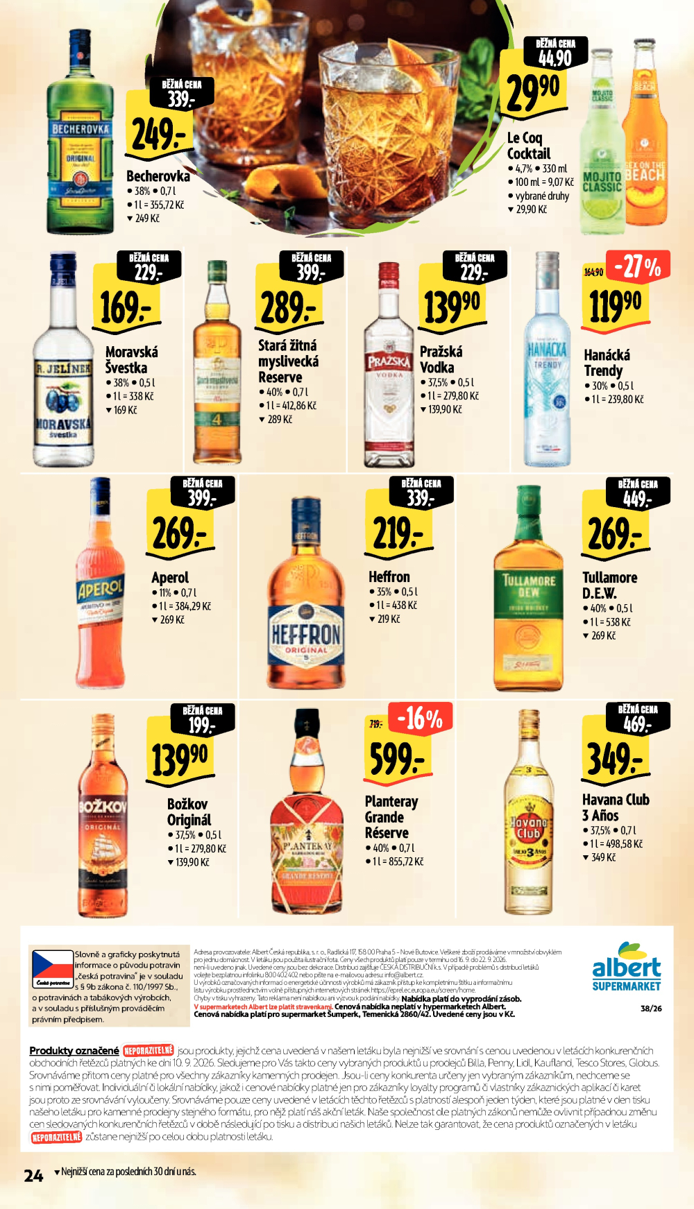 Leták Albert Supermarket leták - Šumperk, Temenická - strana 34
