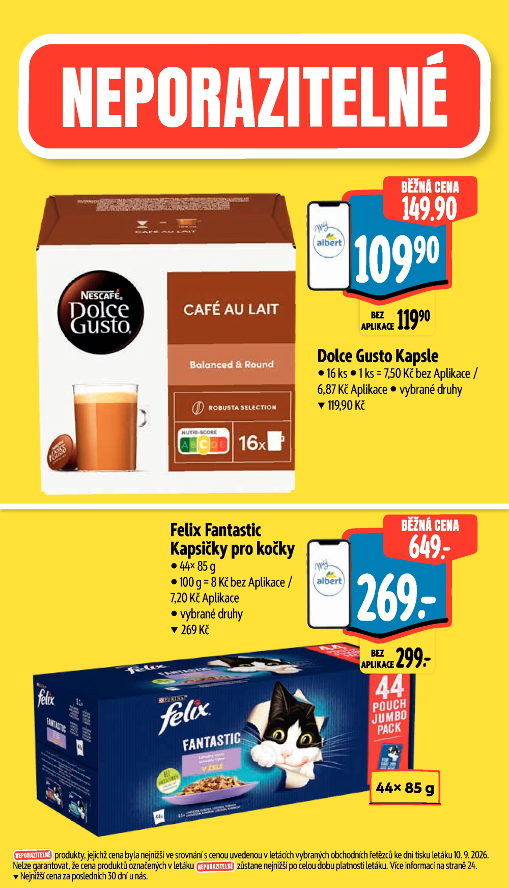 Leták Albert Supermarket leták - Šumperk, Temenická - strana 4
