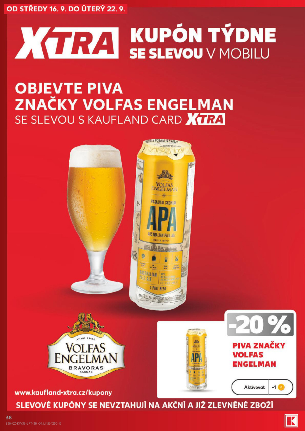 Leták Kaufland leták Praha 6 - Podbaba - strana 38