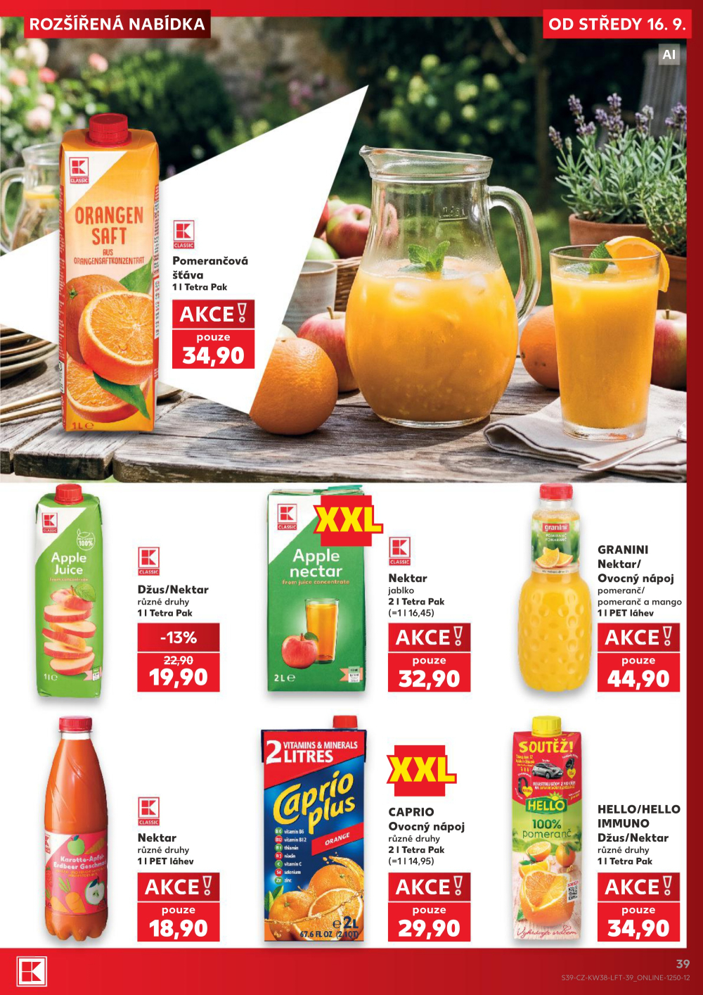 Leták Kaufland leták Praha 6 - Podbaba - strana 39