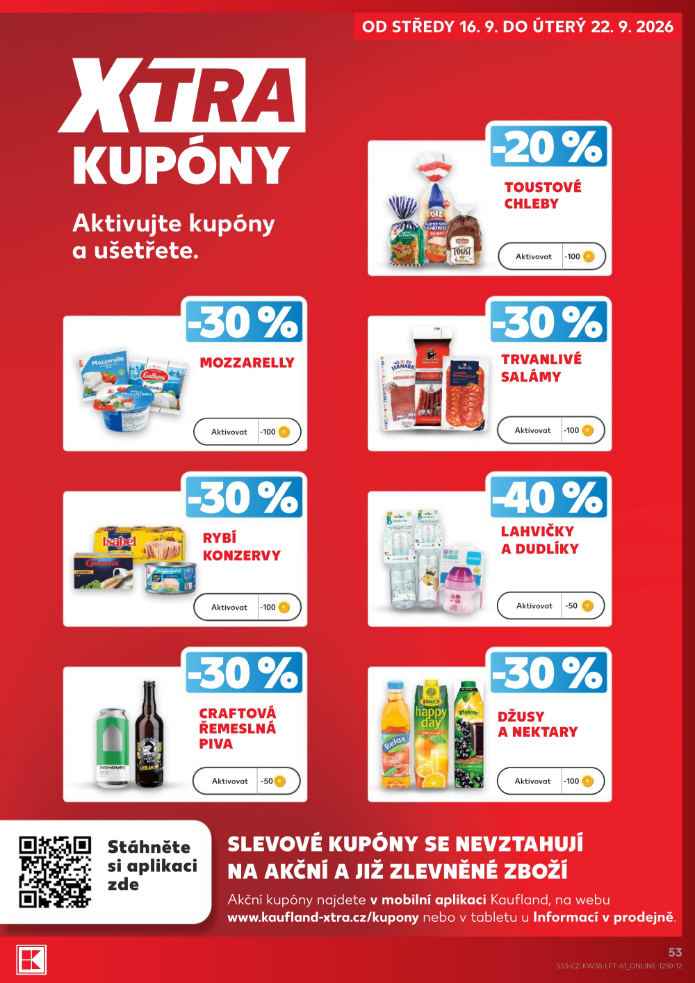 Leták Kaufland leták Praha 6 - Podbaba - strana 53