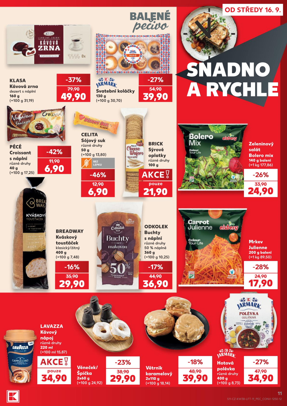 Leták Kaufland leták Praha 3 - Jarov - strana 11