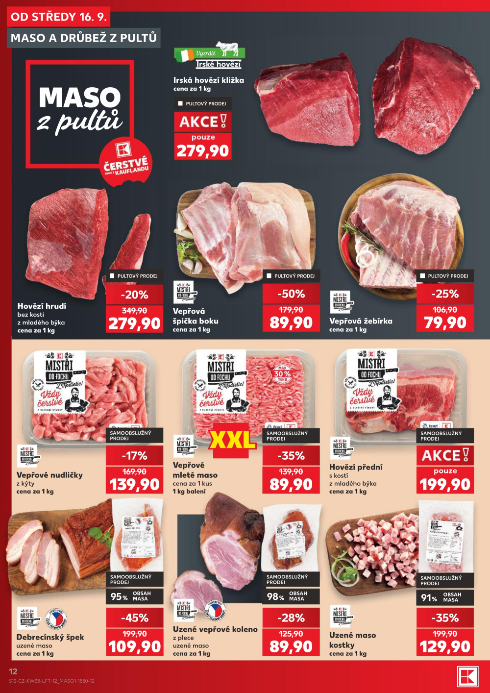 Leták Kaufland leták Praha 3 - Jarov - strana 12