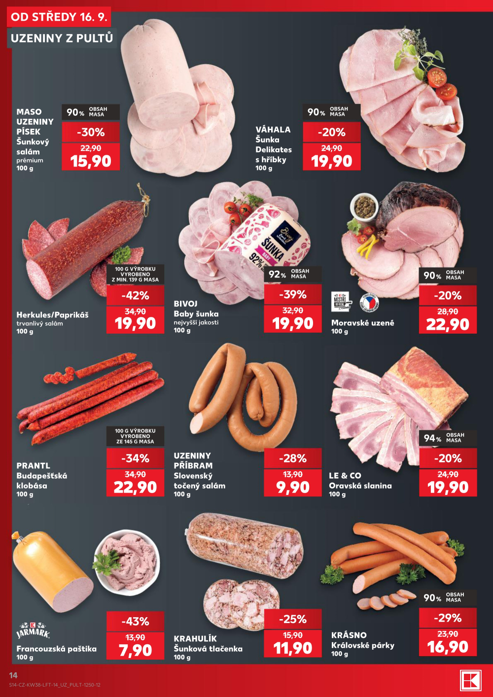Leták Kaufland leták Praha 3 - Jarov - strana 14