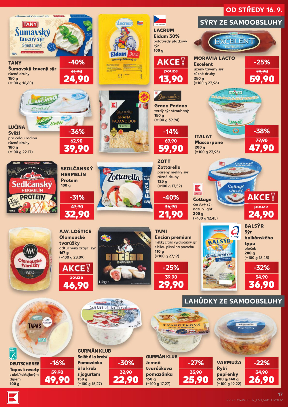 Leták Kaufland leták Praha 3 - Jarov - strana 17