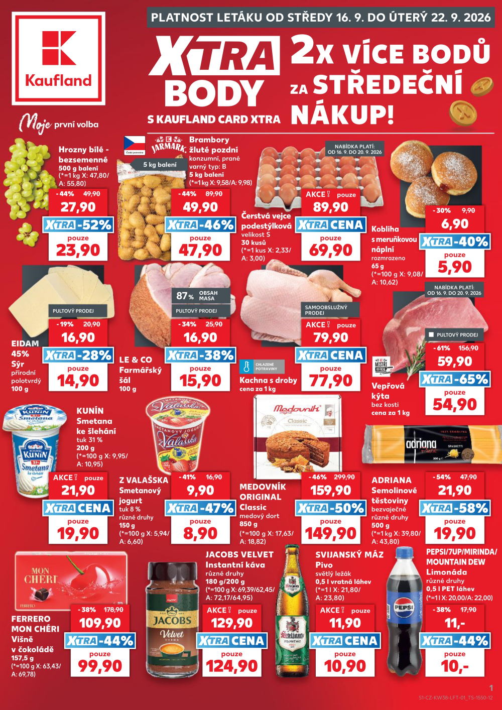 Leták Kaufland leták Praha 3 - Jarov - strana 1