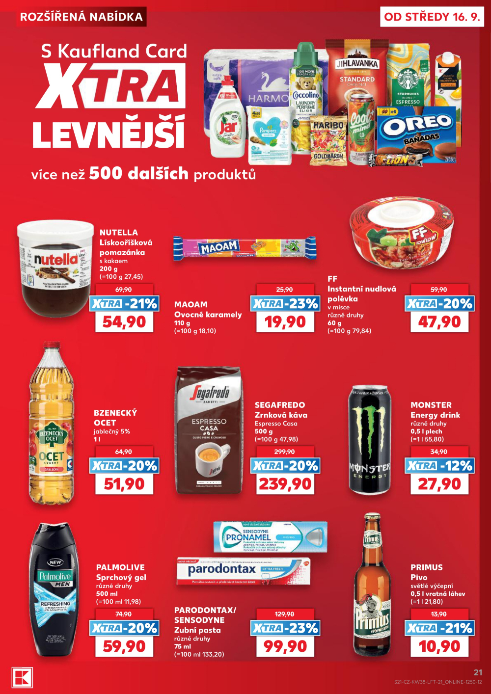 Leták Kaufland leták Praha 3 - Jarov - strana 21