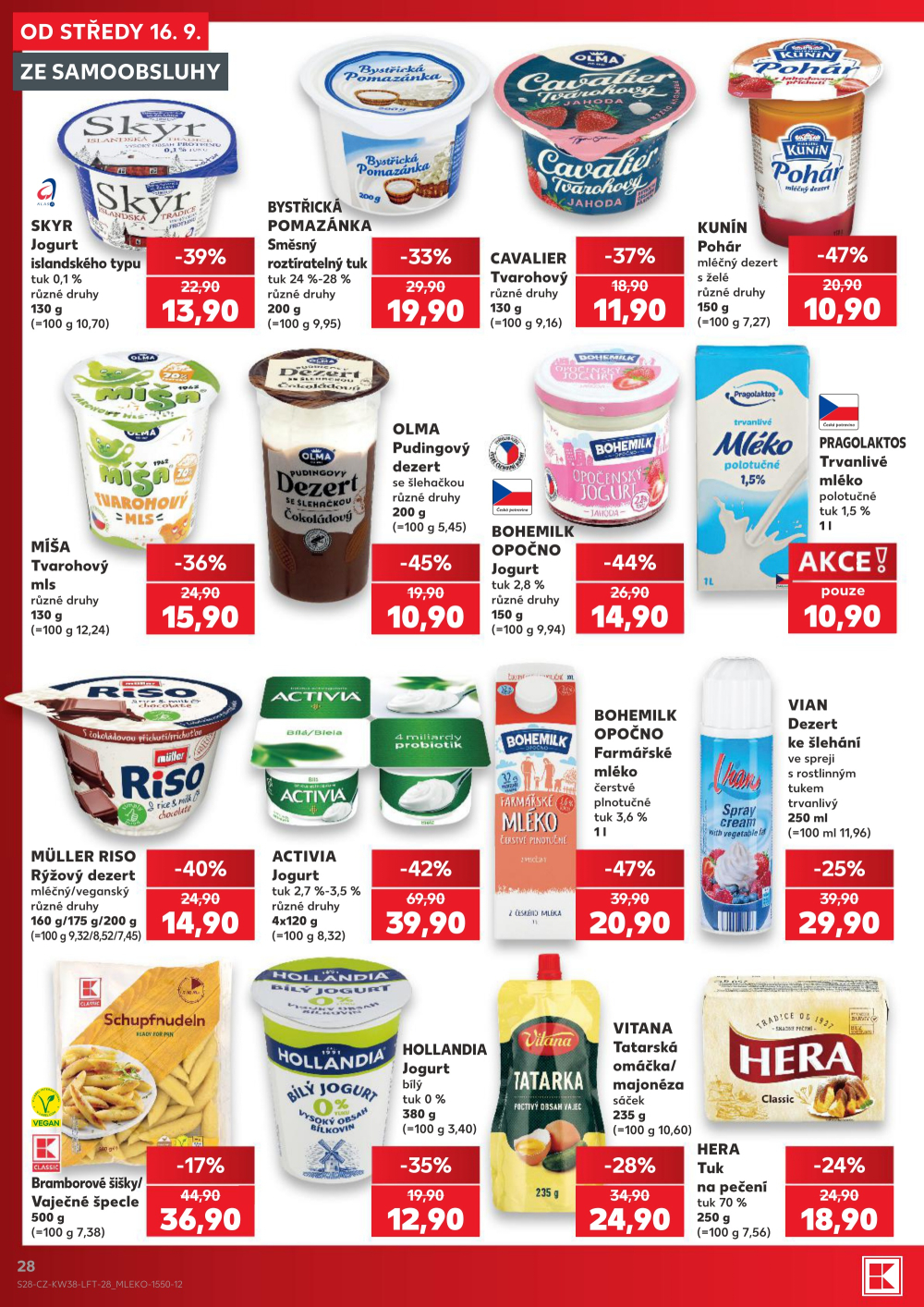 Leták Kaufland leták Praha 3 - Jarov - strana 28