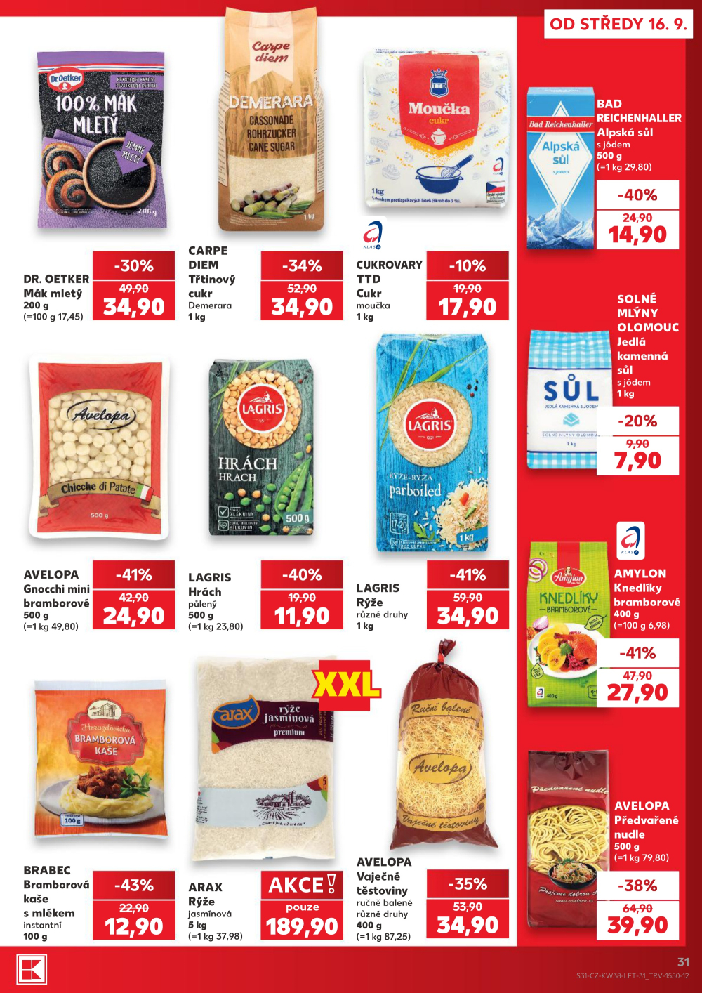 Leták Kaufland leták Praha 3 - Jarov - strana 31