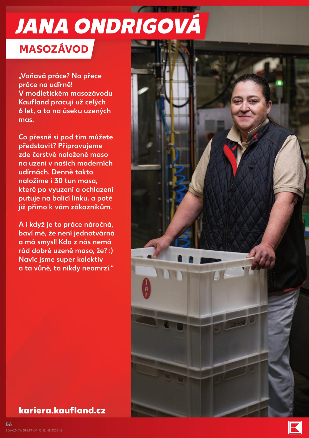 Leták Kaufland leták Praha 3 - Jarov - strana 56