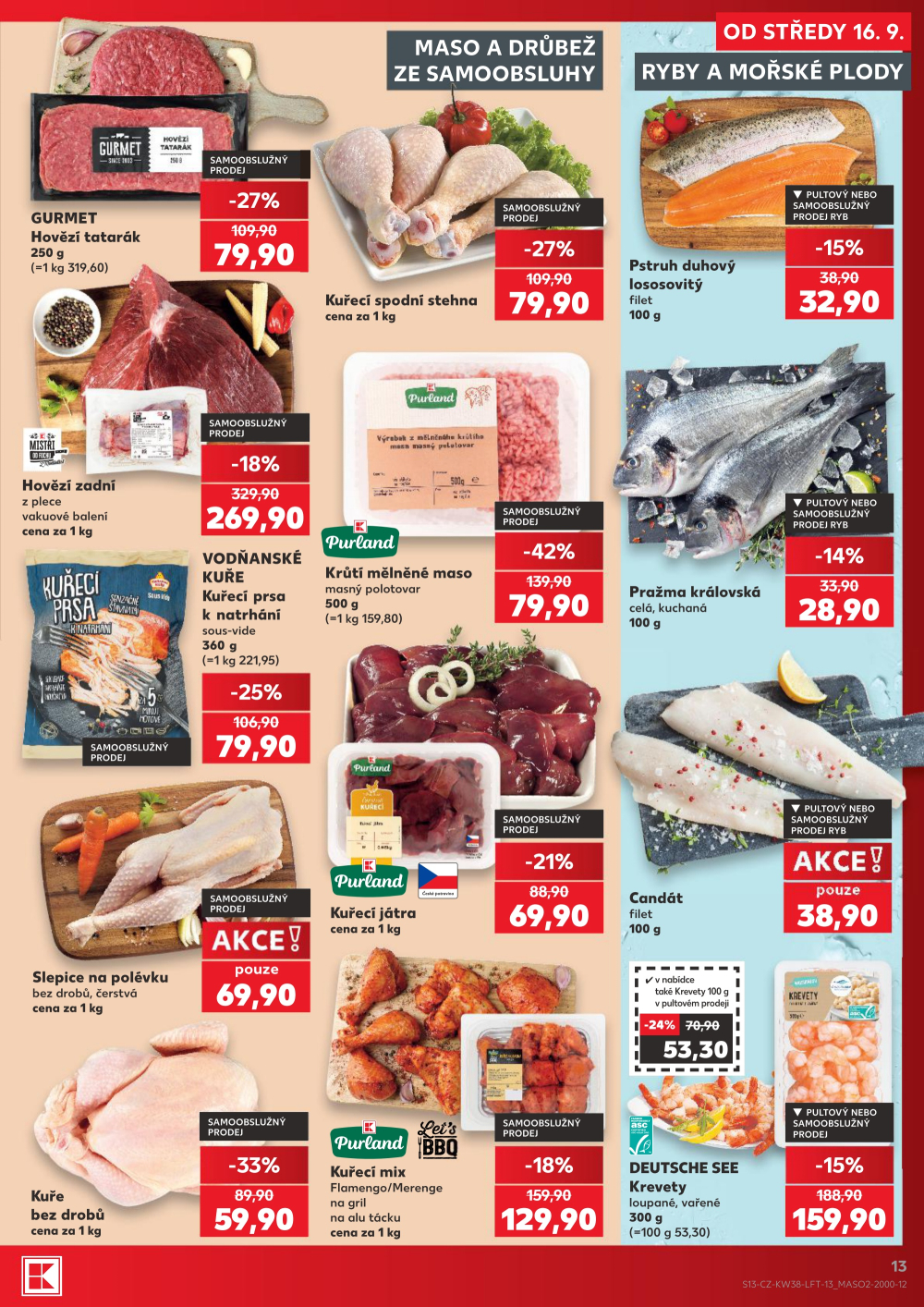 Leták Kaufland leták Plzeň, Karlovarská - strana 13