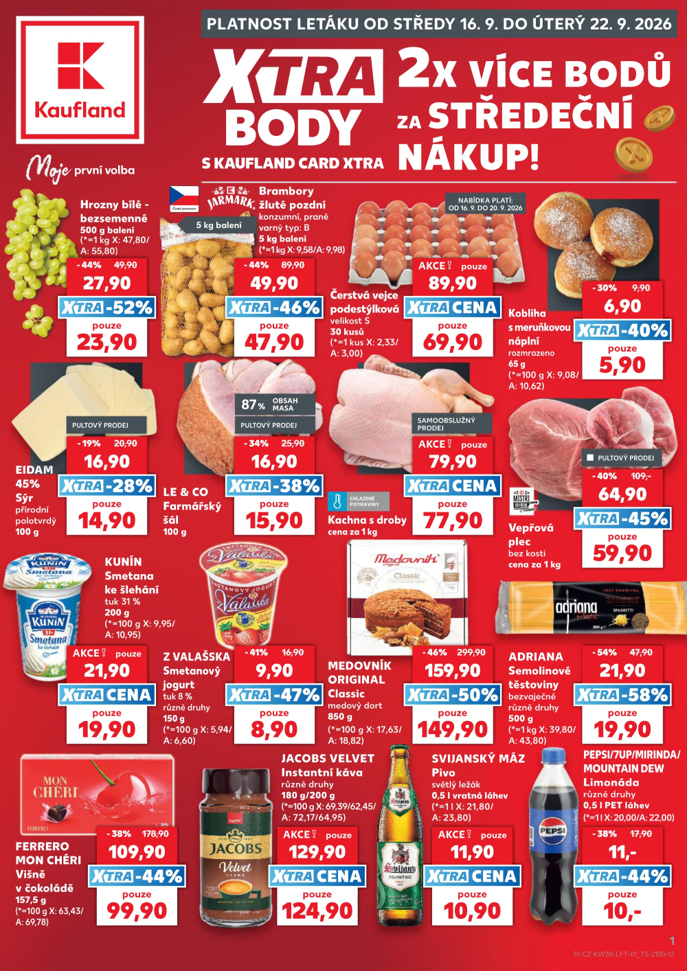 Leták Kaufland leták Plzeň, Karlovarská - strana 1