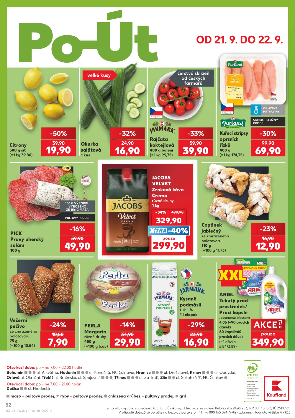 Leták Kaufland leták Dačice - strana 52