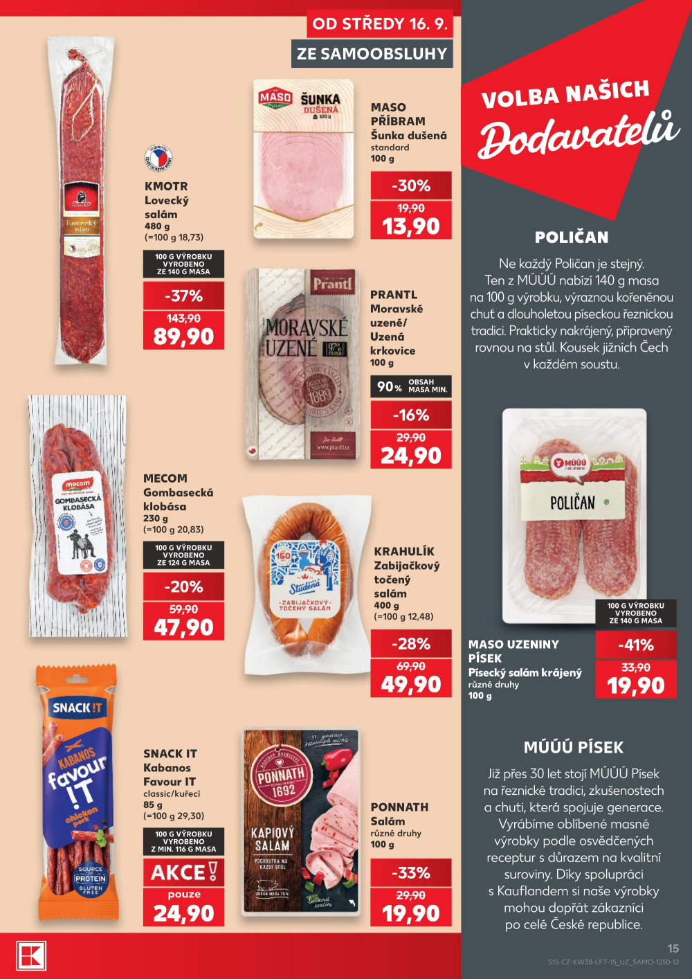Leták Kaufland leták Praha 8 - Libeň - strana 15