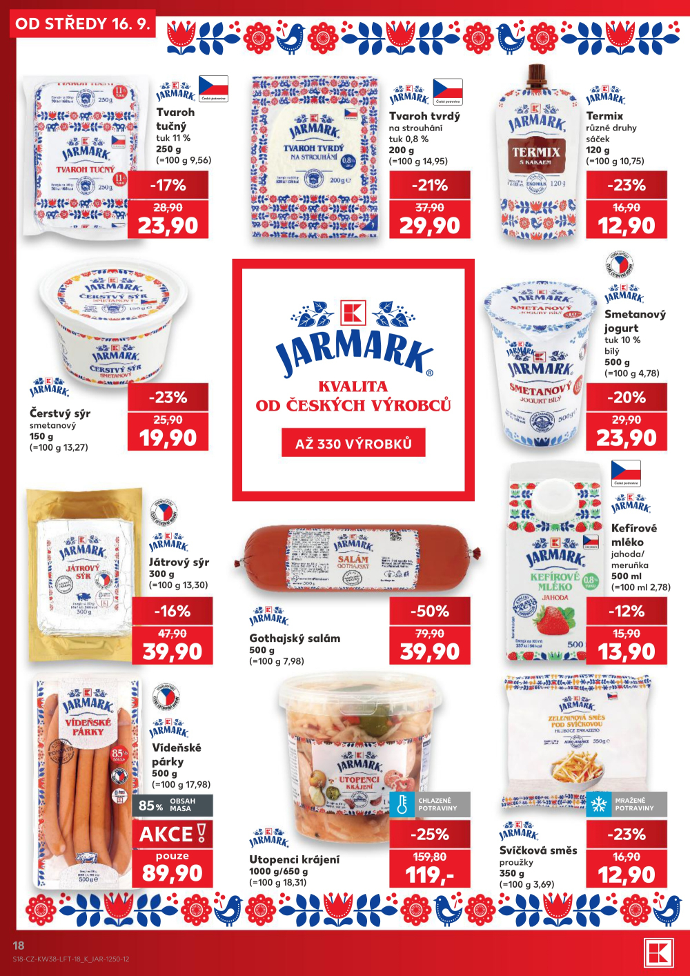 Leták Kaufland leták Praha 8 - Libeň - strana 18