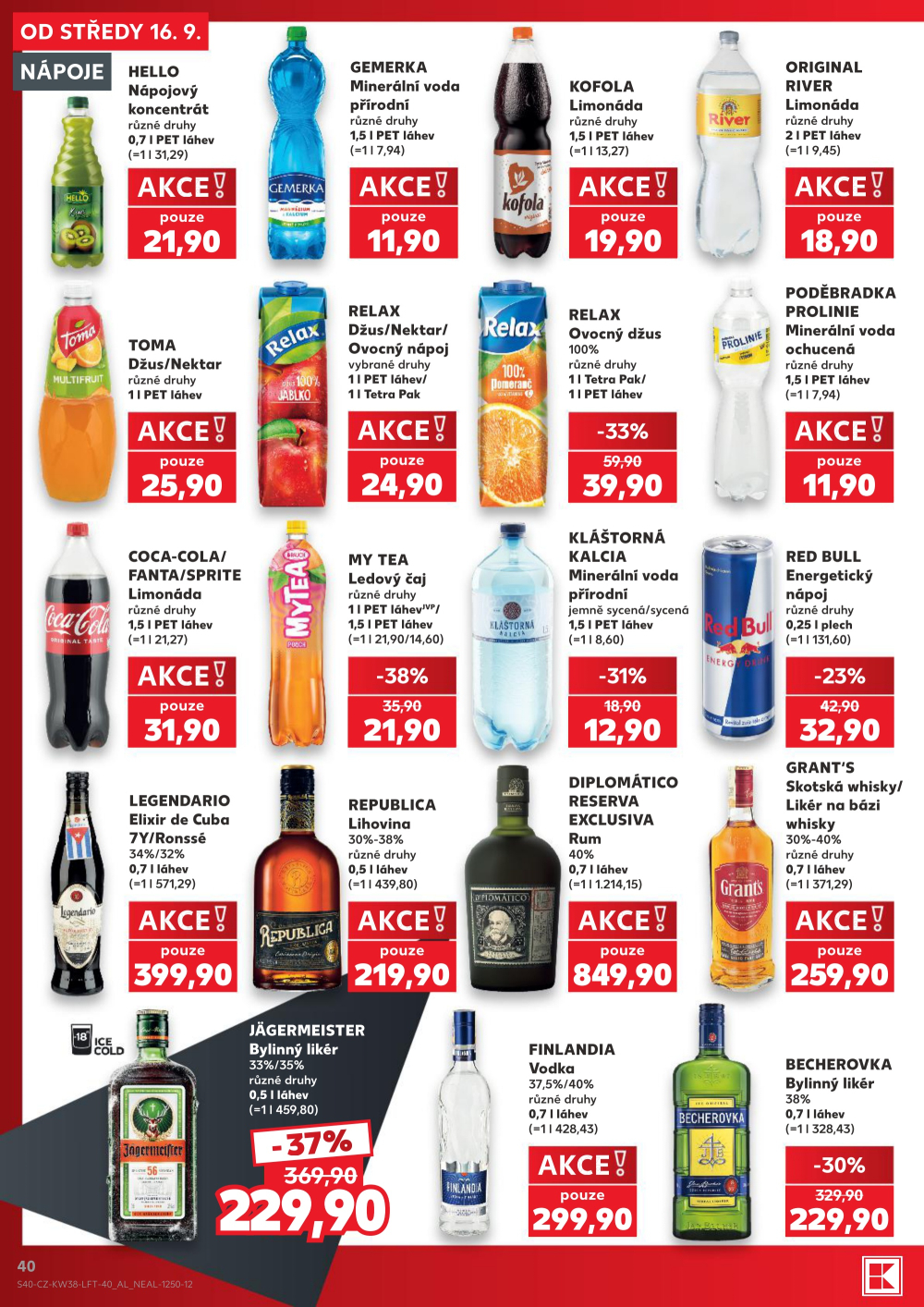 Leták Kaufland leták Praha 8 - Libeň - strana 40