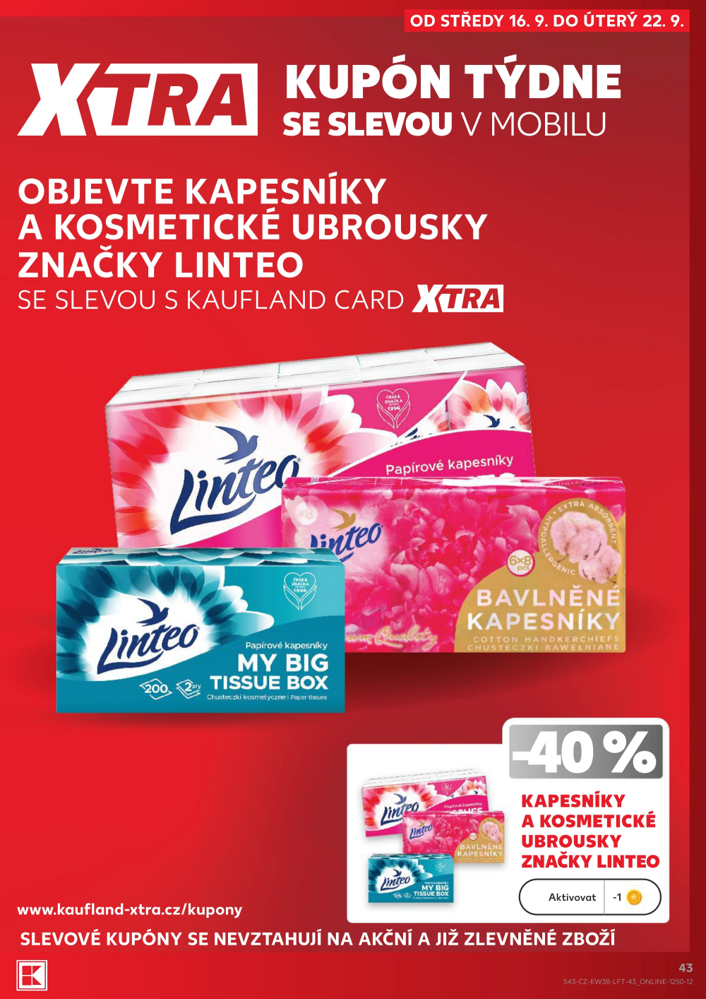 Leták Kaufland leták Praha 8 - Libeň - strana 43