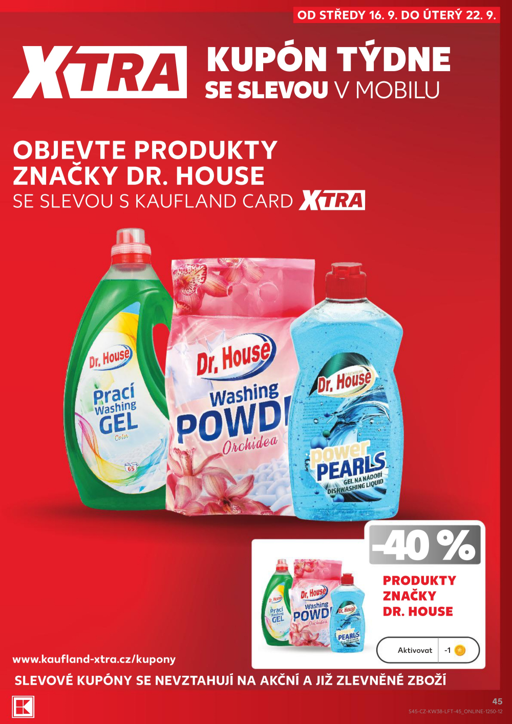 Leták Kaufland leták Praha 8 - Libeň - strana 45